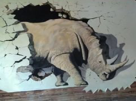 响水在墙绘中，如何绘制3D效果？